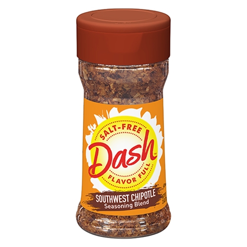 Dash Seasoning Blend, Salt-Free, Southwest Chipotle - 2.5 oz